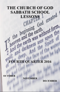 Adult lessons for third quarter 2016